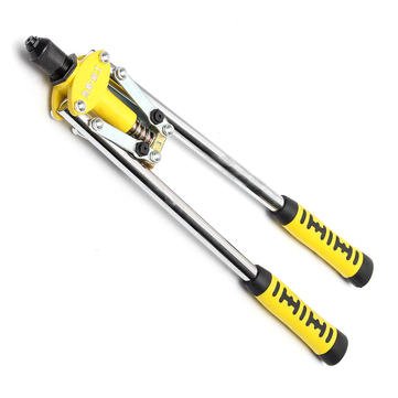 Generic 17inch Heavy Duty Long Arm Two Handed Hand Pop Rivet Plier Riveter Tool 3.2mm-4.8mm