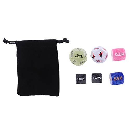 ZHARA 6pcs/Set Sex Funny Love Dice Game Toy Erotic Sexy Posture Adult Couple Bachelor