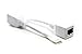 Litcessory RJ45 to 6-Pin Ethernet Cable Adapter for Philips Hue/WiZ Lightstrip (2 Pack - One Pair, White - Standard 6-PIN V3 / WiZ Lightstrip)