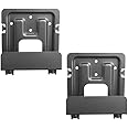 Mount Plus MP-APM-06-01 2 Pack Streaming Media Player Wall Mounting Bracket for Most Small Devices Up to 11 lbs. - Apple TV, Roku, Fire TV, Sonos Port (2 Pack Narrow)