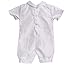 Baby Boy Baptism Outfit - White Classic Christening 5pc Set (Medium (9-12M)