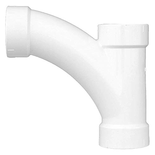 Charlotte Pipe 3" PVC DWV Comb Wye & 1/8" Bend - Image 6