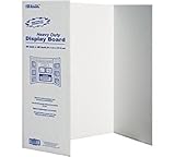 BAZIC Tri-Fold Corrugated Presentation Board, 36 x 48 Inch (2-Pack)