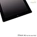 Moshi iVisor Screen Protector AG Anti-Glare/Matte for The New iPad / iPad 2 3 - Black (Newest Model)