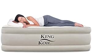 Amazon.com: King Koil - Cama de aire con bomba interna de ...