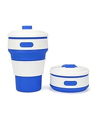 SpringPear   Taza de café plegable de 350 ml de si