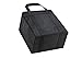 NZ Home Insulated Cooler Bag and Food Warmer (Medium, 2 pack) for Food Delivery & Grocery Shopping with Zippered Top, Black