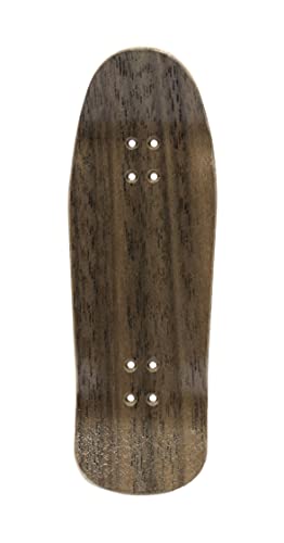 Wooden Fingerboard Carlsbad Cruiser Deck, The Swanson - 34mm x 100mm - Handmade, Pro Shape & Size - Five Plies Wood Veneer - Includes Prolific Foam Tape - Teak Tuning