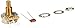 Fender Solid Shaft Potentiometer - 500K (Volume or Tone)