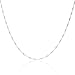 DSS 925 Sterling Silver Necklace for Women, Singapore Chain 2mm, Lobster Claw Clasps, Sterling Silver Chain, Italian Jewelry for Women, 18in