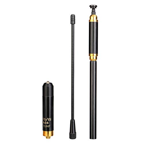 Retevis Two Way Radio Antenna,SMA-F 144/430MHz Dual