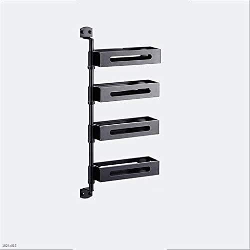 Blfjjyp キッチン収納棚 ホームキッチンラックコーナー回転スパイスラックフリーパンチ壁掛け多機能ストレージシェルフスペースの節約 Size Four 完全送料無料 Layers