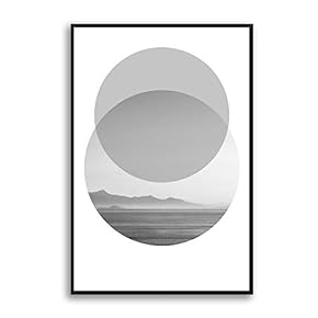 Framed Canvas Home Artwork Decoration Abstract Canvas Wall Art for Living Room, Bedroom - 16x24 inches