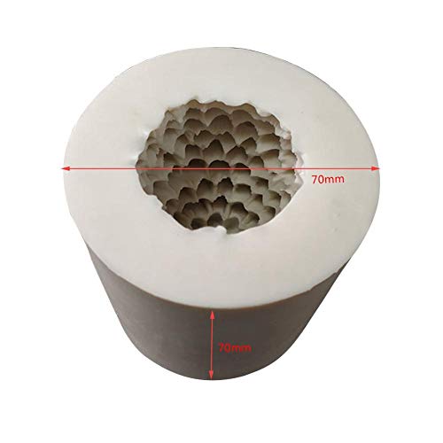 Christmas Pine Cones Tree Silicone Candle Soap Mould Mold Silicone Molds For Candle Making Chocolate Cake Decoration Tool - Thumbnail 2
