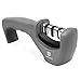 Kitchen Knife Sharpener - 3 Stage Knife Sharpening Tool Sharpens Chef’s Knives - Kitchen Accessories Help Repair, Restore and Polish Blades Quickly, Food Safety Cut Resistant Gloves Included