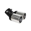 Auto achterlichten Pipe Gebogen Dual Uitlaatdemper Pipe Rear Exhauster dekking beschermer Tip Tail Pipe Auto accessoires…