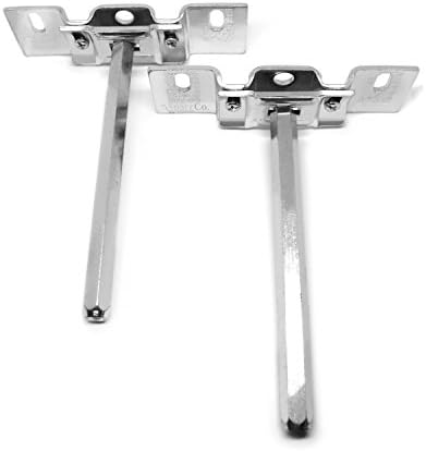 Heavy Duty Floating Shelf Supports Sparzco Floating Shelf Support Brackets - Blind Shelf Supports- Steel Metal Hardware Wall Mount Kit for Invisible Illusion Shelves - Set of 2 Anchoring Braces