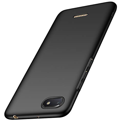Xiaomi Redmi 6a Case Almiao Ultra Thin Minimalist Slim Protective Phone Case Back Cover For Xiaomi Redmi 6a Smooth Black Buy Online In Aruba At Desertcart