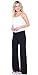Popana Womens Palazzo Pants Casual Plus Size Made in USA Black XL