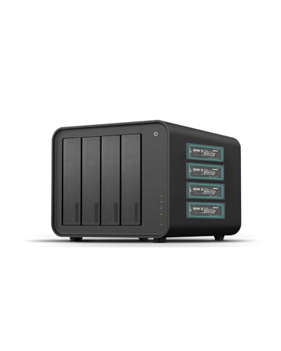 TERRAMASTER D8 Hybrid Almacenamiento: 4 HDD + 4 NVMe SSD, USB 3.2 Gen 2 10Gbps Type-C, 8 Discos Independientes, Plug and Play(Sin Discos)