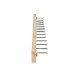 Spectrum Diversified Wooden Closet Wall Mount Storage Rack, 24-Peg Tie & Belt Organizer, Scarf & Jewelry Rack, Wall-Mounted Tie Rack & Closet Organizer