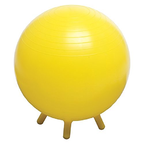 yellow yoga ball