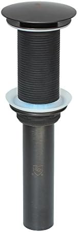 MYHB PU002 Extended 1 5/8" Bathroom Vessel Sink Pop Up Drain Stopper Without Overflow, Oil Rubbed Bronze