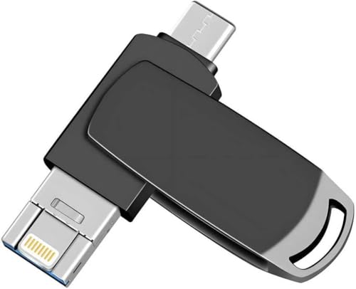 2TB Mobile Phone USB Flash Drivefor, IPhone Photo Storage Memory Stick USB C Memory Stick External Storage Thumb Drive Compatible with iPhone, iPad, PC and More Devices.