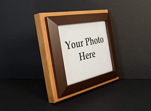Concealment picture frame, hidden in plain sight, home defense compartment, hanging safe, gun stash, pistol wall mount storage, magnet brown