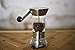 Handground Precision Manual Coffee Grinder: Conical Ceramic Burr Mill - Brushed Nickel