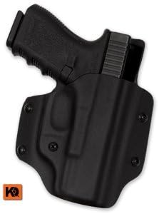 OWB Pancake,Sig Sauer,228, 228R 9mm,1.75" H Belt Loop,Right Hand,FBI – 15 degree,Black