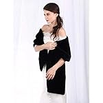 Aukmla Long Wedding Faux Fur Wraps and Shawls Wedding Bridal Stole for Brides and Bridesmaids Aukmla Long Wedding Faux Fur Wraps and Shawls Wedding Bridal Stole for Brides and Bridesmaids