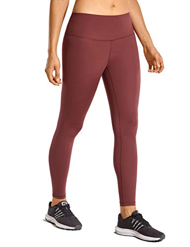 CRZ YOGA Non-See Through Athletic Compression Leggings Hugged Feeling Tummy Control Workout Leggings for Women 25Inches Savannah 25” M