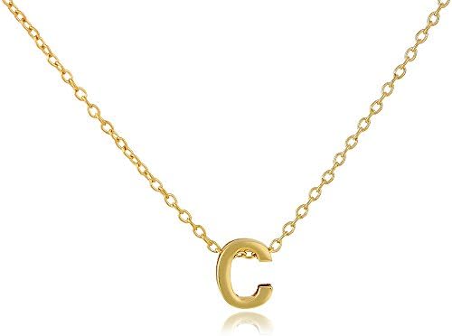 TTVOVO DIY 26 Letters Charm Pendants Necklaces Women Clavicle Chain Necklace Letter Initial Chain Necklace 