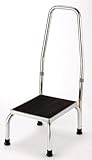 Essential Medical Supply Chrome Plated Foot Stool with Handle