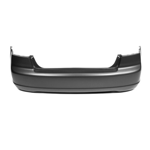 CarPartsDepot, 4D Rear Bumper Cover Assembly Unpainted Primed Black Plastic New, 352-20164-20-PM HO1100200 04715S5AA90ZZ