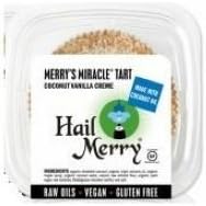 Hail Merry Coconut Vanilla Creme Miracle Tart, 3 Ounce - 8 per case.