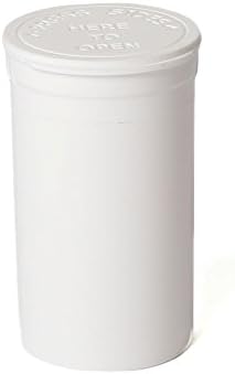 19 DRAM POP TOP PHILIPS Rx MEDICAL STORAGE CONTAINERS (15-COUNT) WHITE (High Quality) BEST QUALITY ON AMAZON 100% GUARANTEED!