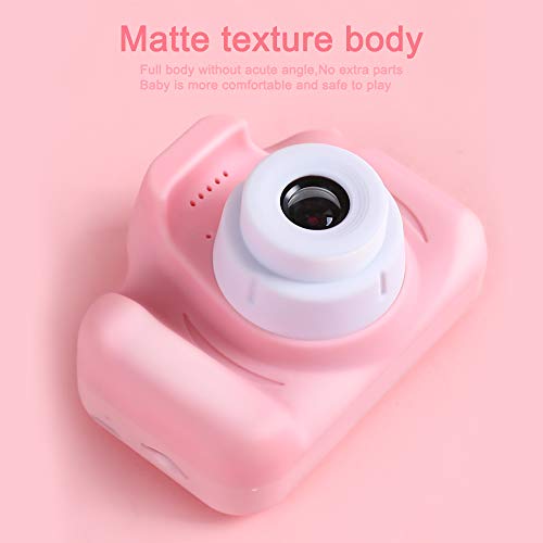 YIWEI Kids Camera Gifts for 3 4 5 6 Year Old Girls Digital Cameras 10MP Video Camera Portable Puzzle Games DIY Video Kids Camera Silicone Soft Cover & Micro SD Card (16GB Memory Card Included)