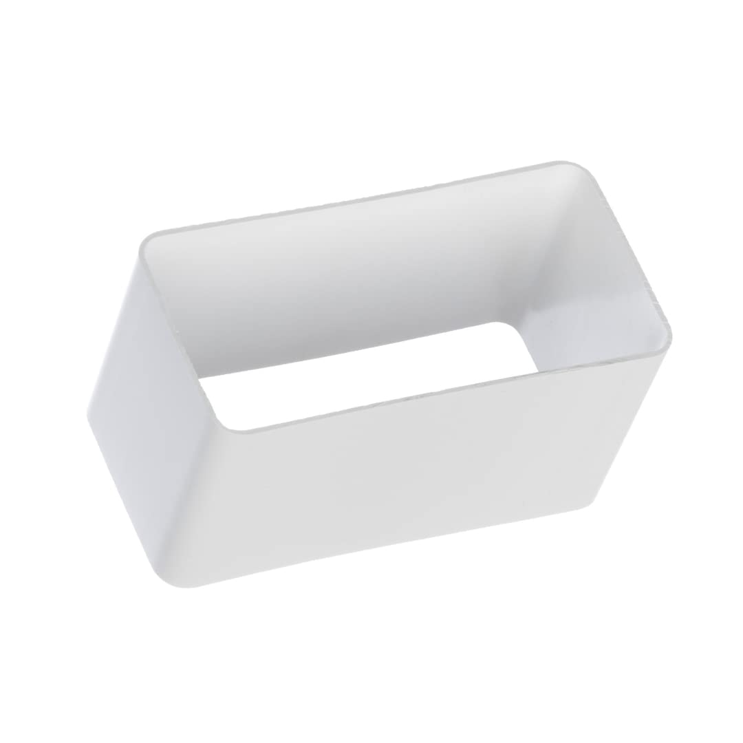 110x55mm Flat Sleeve - Connector for T-Piece, Bend, Reducer - Rectangular Flat PVC Ducting
