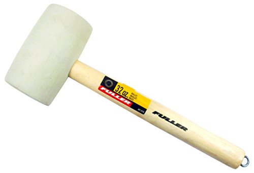 Fuller tool 605-0978 32 oz white rubber mallet