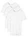 DAVID ARCHY Men's Undershirt Bamboo Rayon Moisture-Wicking White T-Shirts Stretch Crewneck Tees for Men, 3-Pack (L, White)