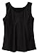 Fashion Silk Women's Shirts Blouse Silk Tank Tops Medium Black