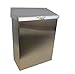 Hospeco ND-1E Stainless Steel Feminine Hygiene Receptacle 11.6