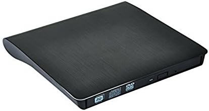 External DVD Drive USB 3.0, collee External Optical DVD+/-RW DVD-R External Slot CD VCD DVD RW Burner Drive Super External Drive for Apple Macbook - Black