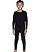 Boys’ Stretch Thermal Underwear Sets Fleece Lined Ultra Soft Long Johns Top & Bottomthumb 1