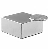SUNKEE Block 40x40x20mm N52 Super Strong Rare Earth magnets Neodymium Magnet 1.57 