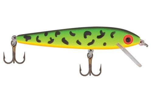 Rebel Tracdown Minnow Fishing Lure - Fire Tiger - 3 1/2 in