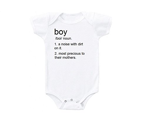Boy Definition Urban Humor Cute Funny Baby Onesie Gift Novelty Tshirt Costume Babies Bodysuit