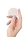 Round Silicone Makeup Sponge with Sparkles for Blending Foundation - Bonus HiperSpeed Beauty eGuide